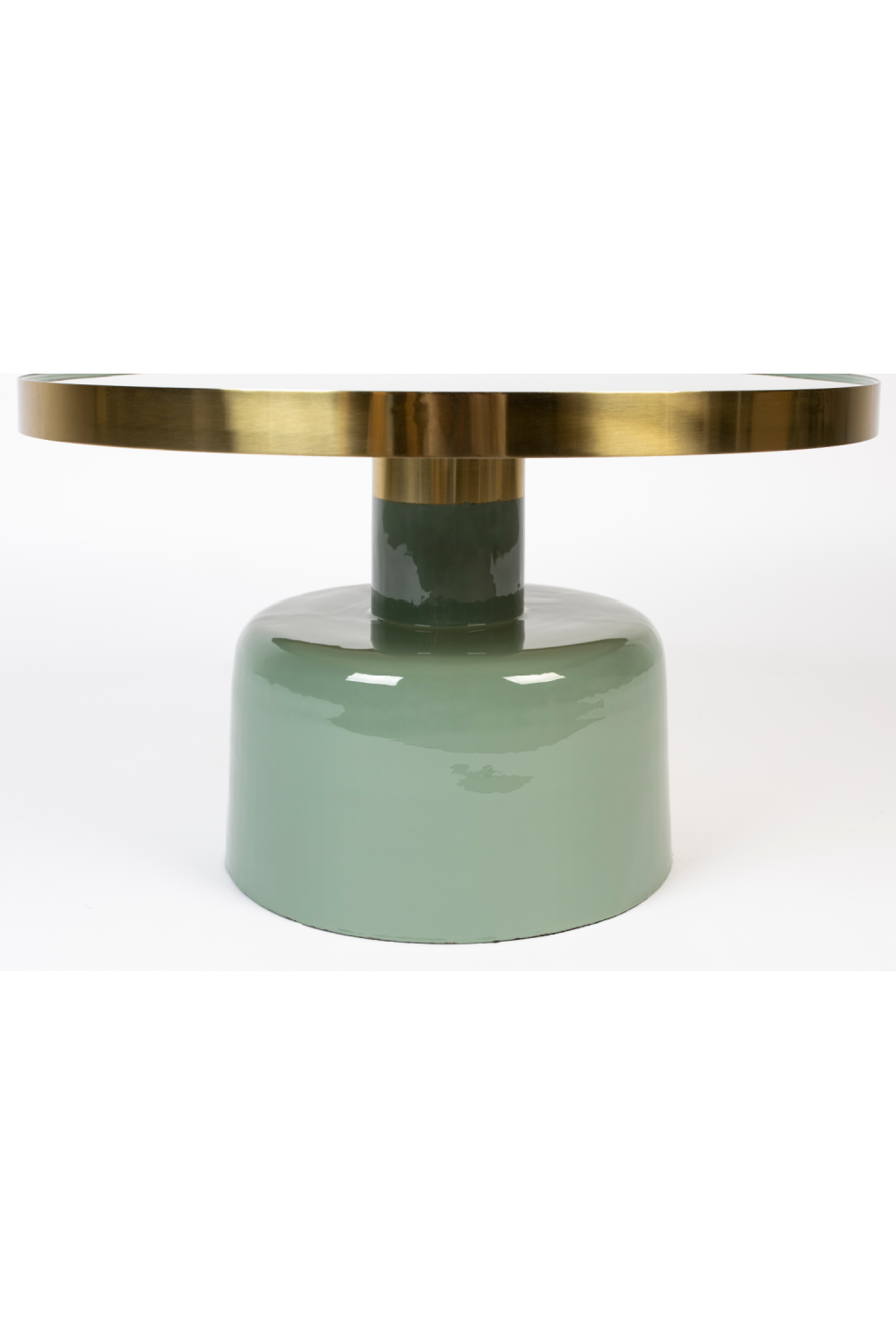 Table basse ronde émaillée
