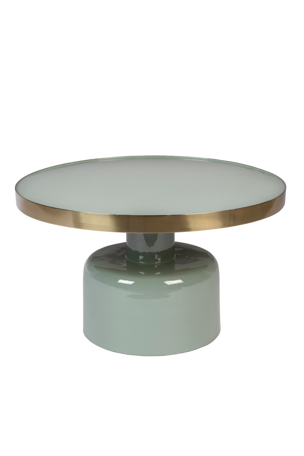 Table basse ronde émaillée