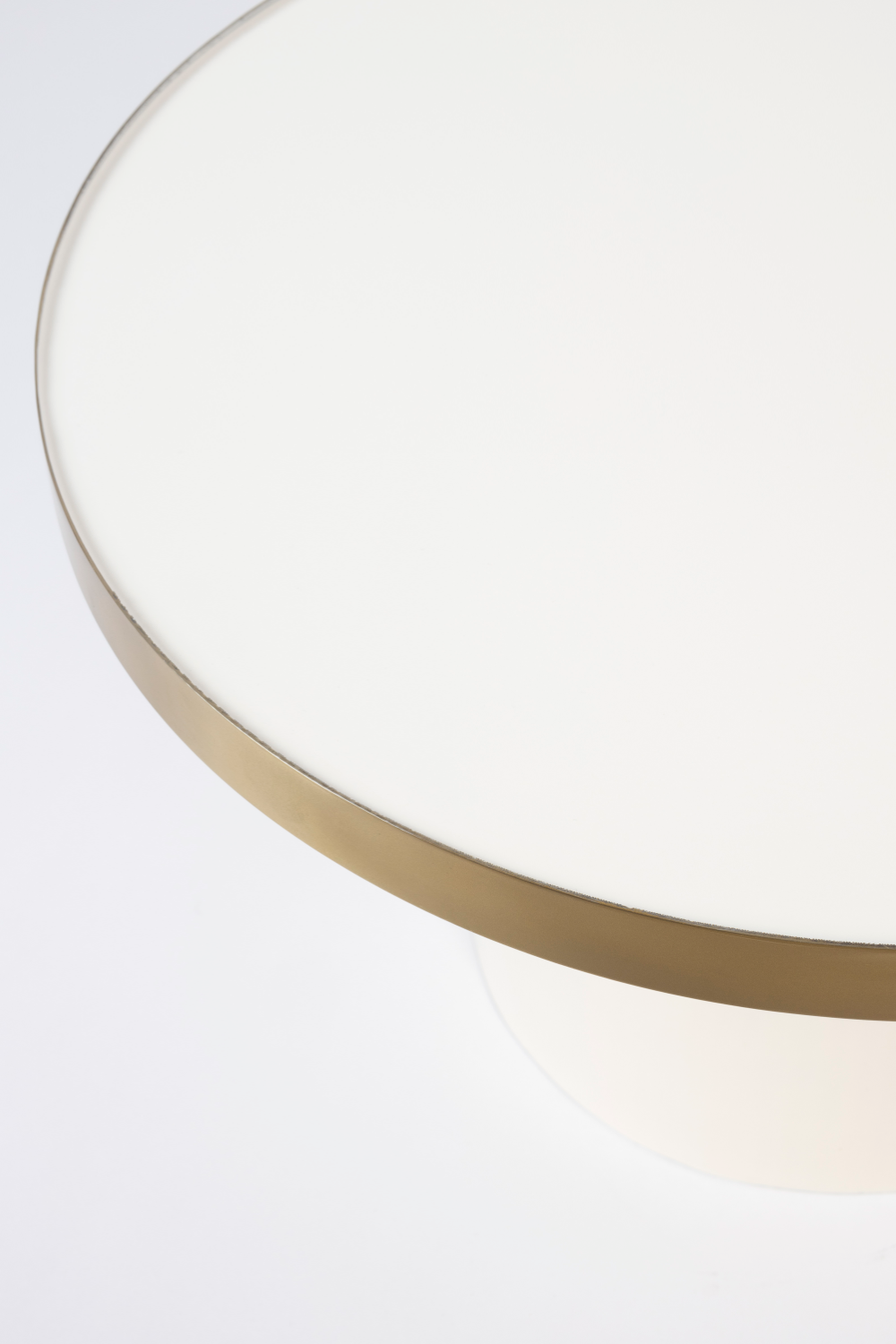 Table basse ronde émaillée