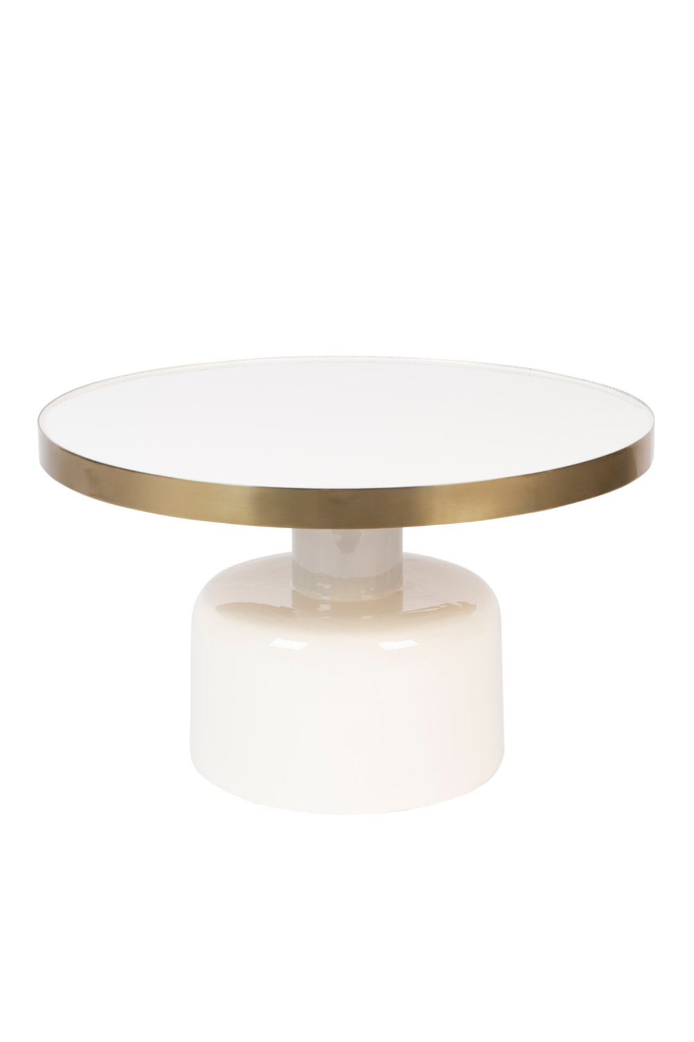 Table basse ronde émaillée