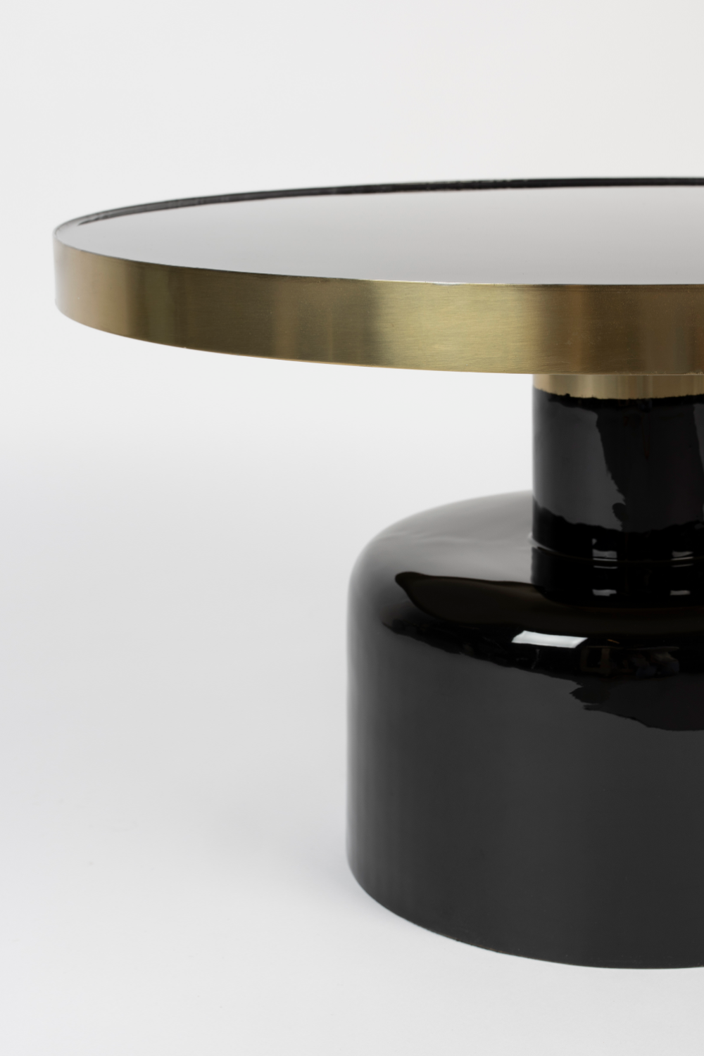 Table basse ronde émaillée
