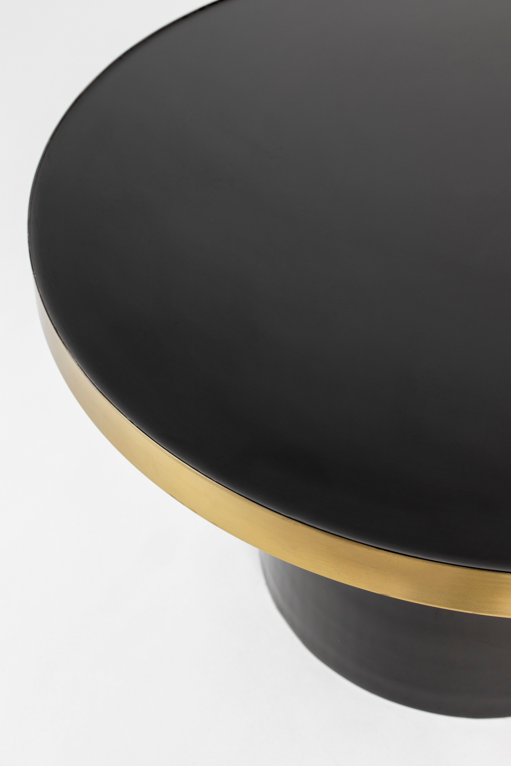 Table basse ronde émaillée