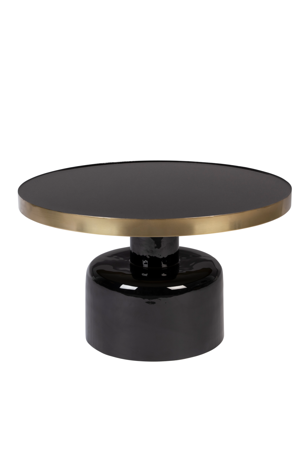 Table basse ronde émaillée