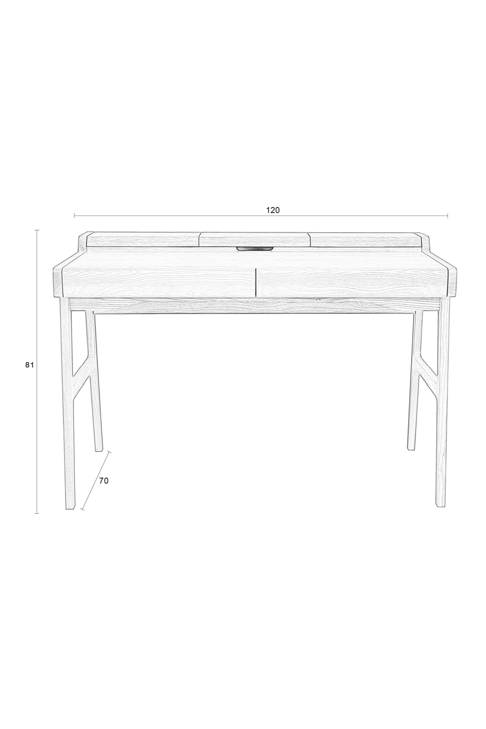 Bureau moderne en chêne