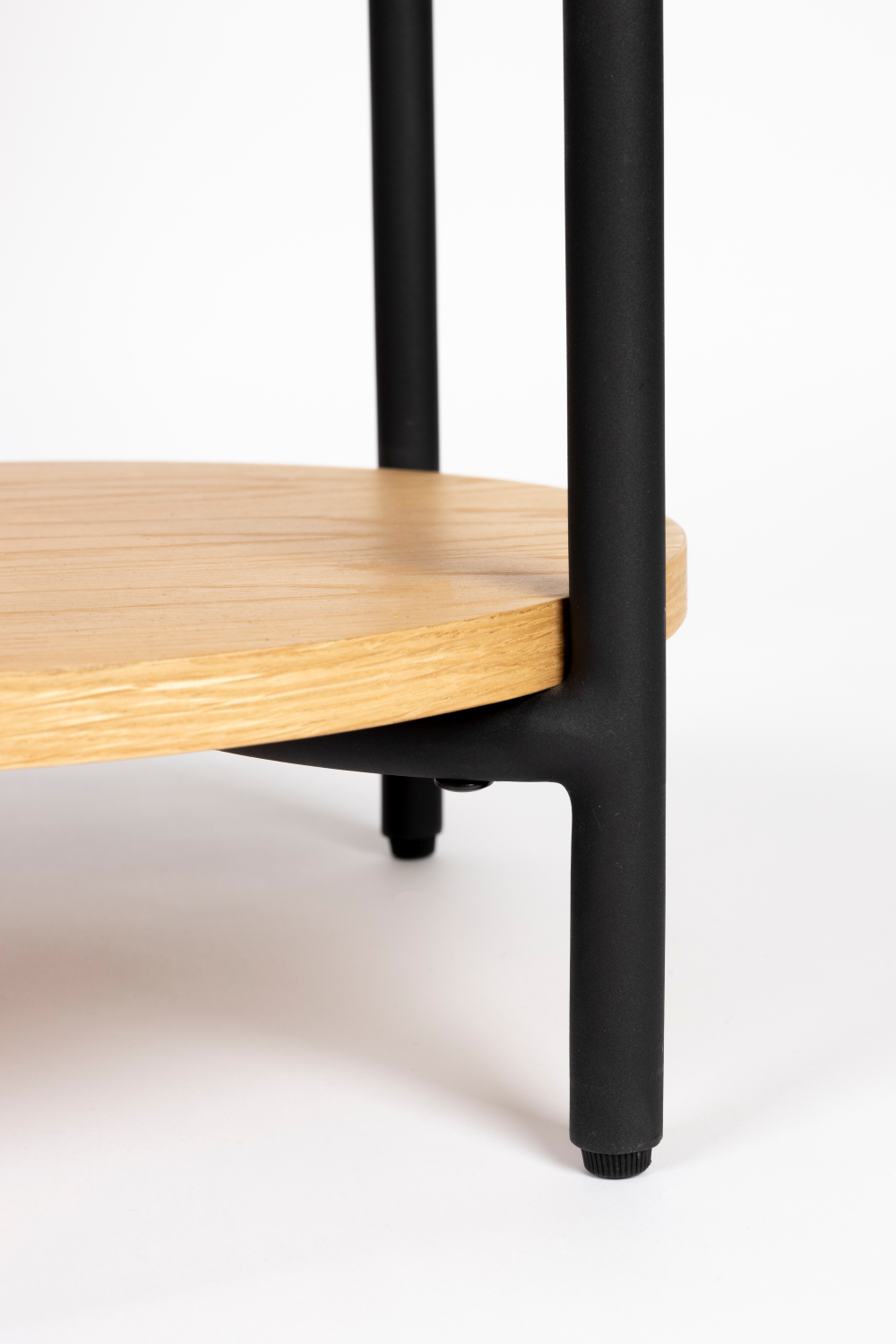Console en chêne de forme oblongue