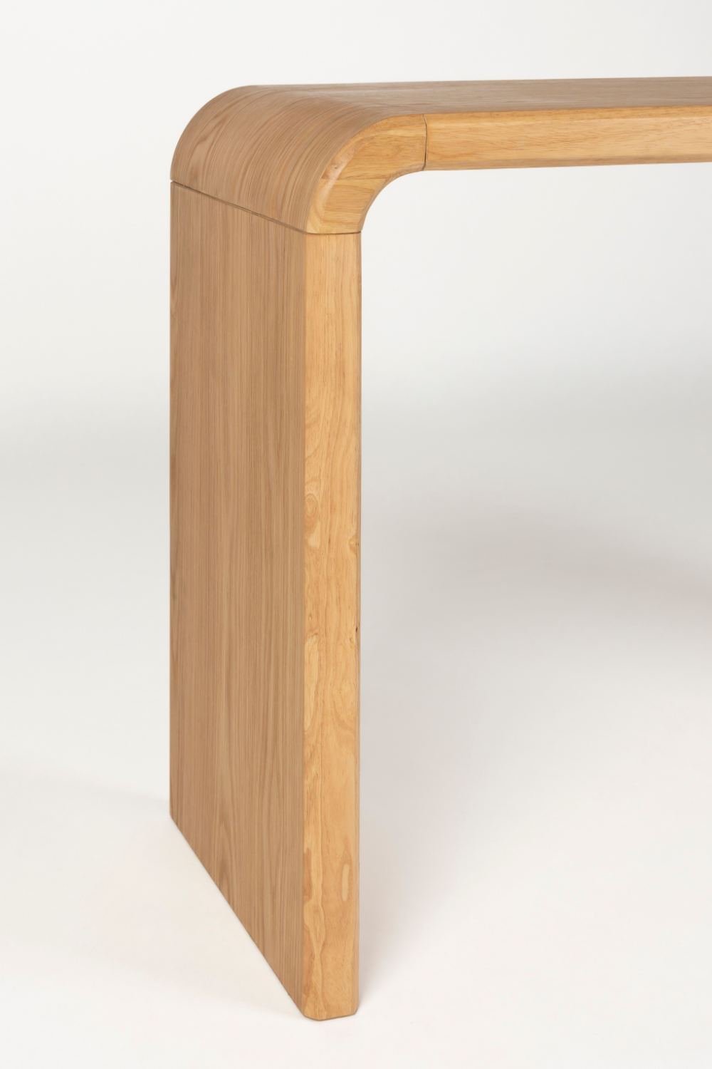 Console en chêne courbé